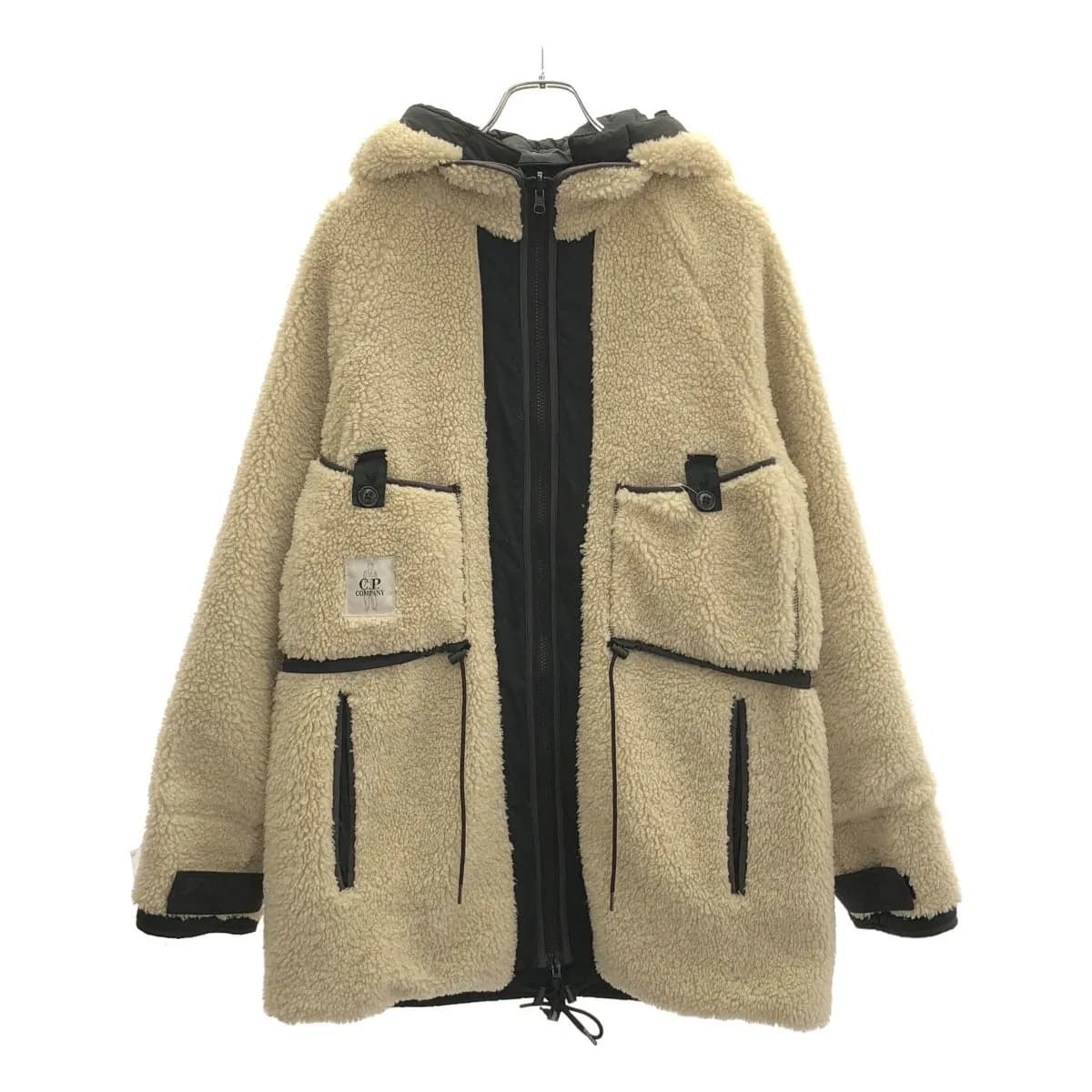 C.P.COMPANY シーピーカンパニー 19AW Reversible Cotton Fleece Goggle Jacket リバーシブル ボアゴーグルジャケット 07CMOW174A