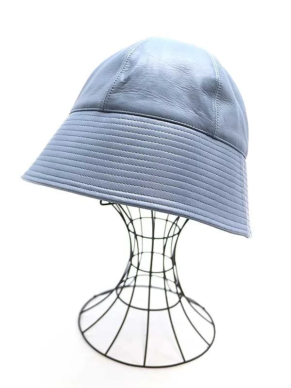 KIJIMA TAKAYUKI キジマ タカユキ × カールドノヒュー Lamb leather bucket hat ラムレザーバケットハット
