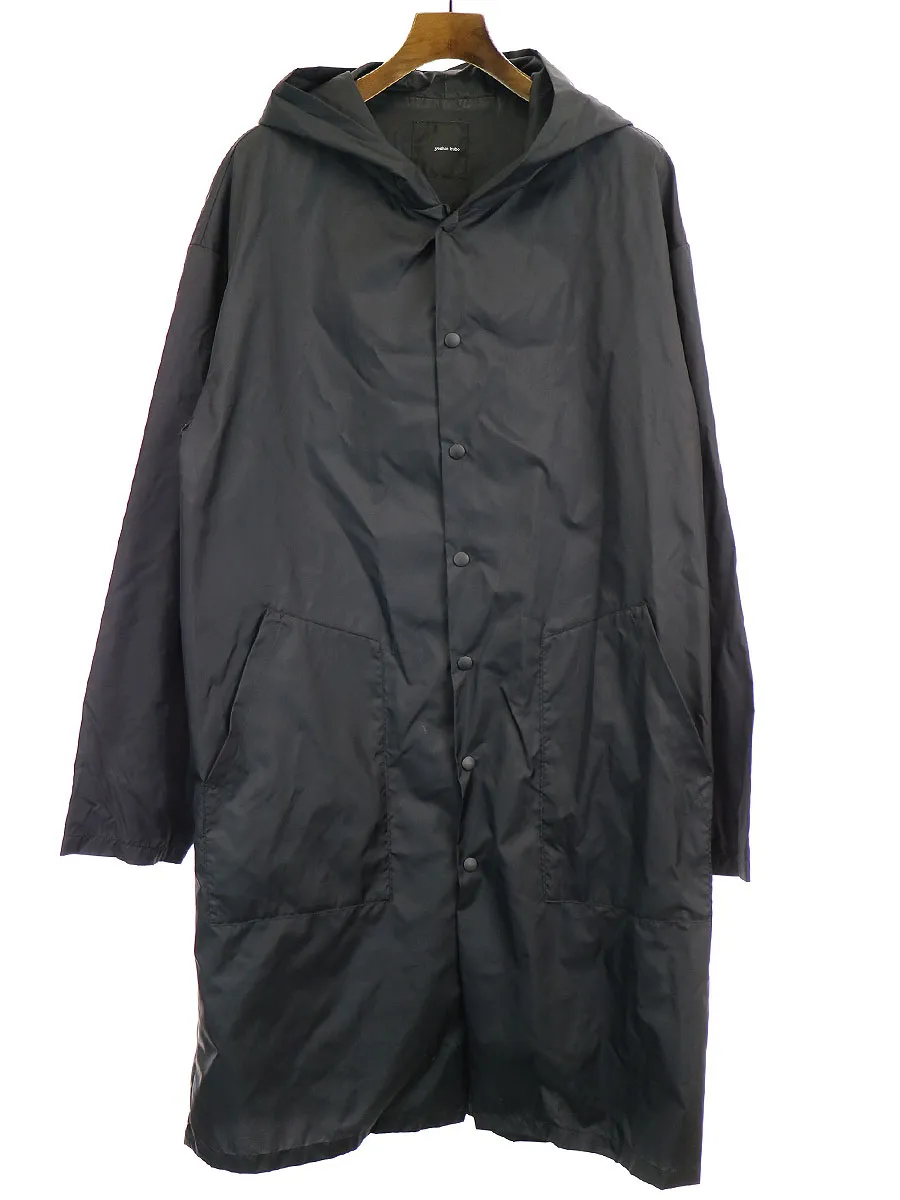 yoshio kubo ヨシオクボ PACKABLE COAT バックプリントレインコート