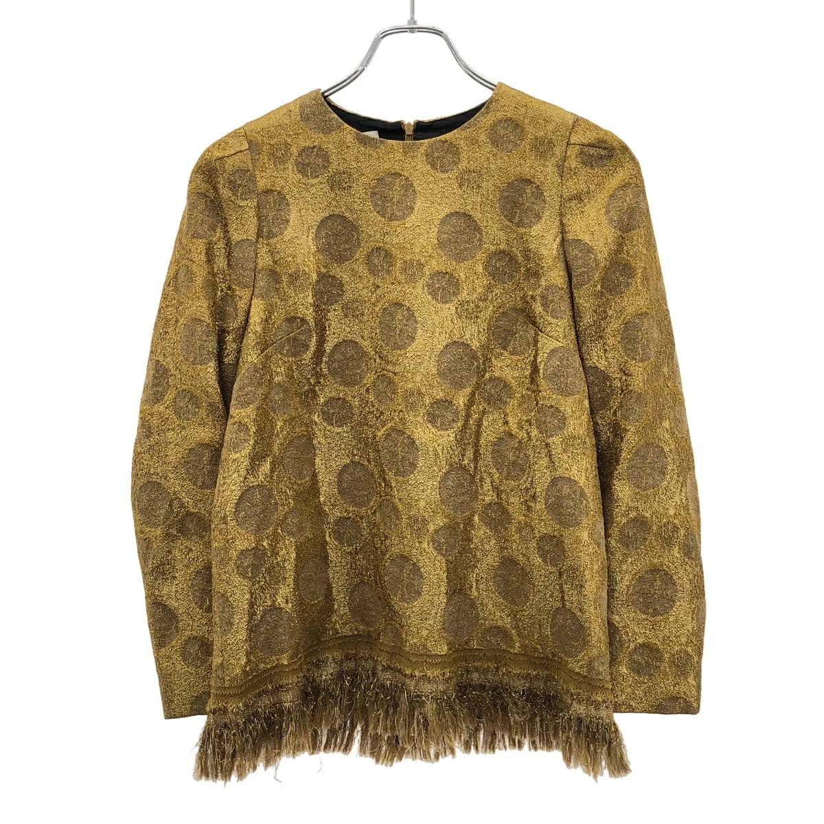 DRIES VAN NOTEN ドリスヴァンノッテン 15AW メタルジャガードフリンジ プルオーバートップス 71-01-56-01102