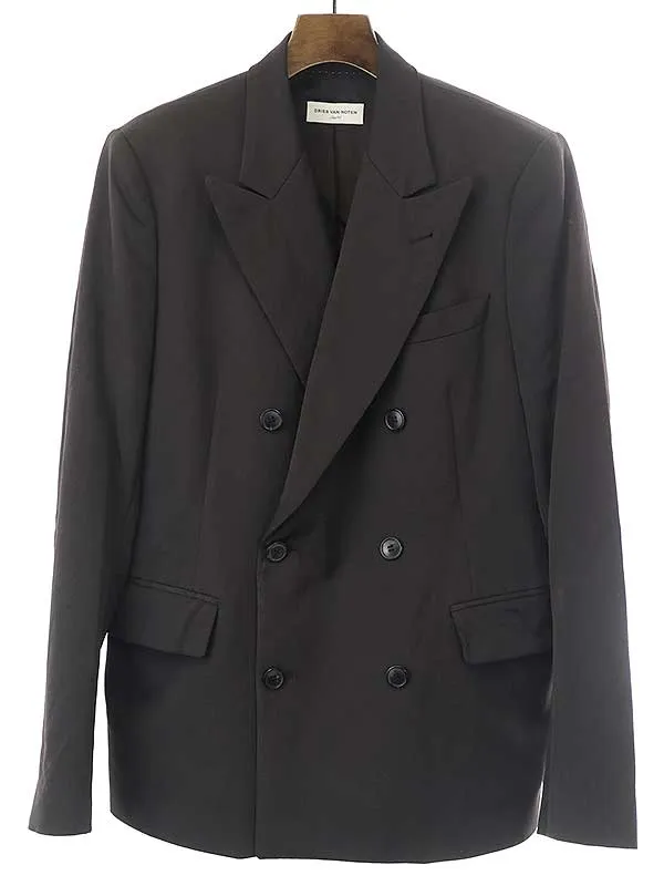 DRIES VAN NOTEN ドリスヴァンノッテン 19SS ダブルブレストウールテーラードジャケット