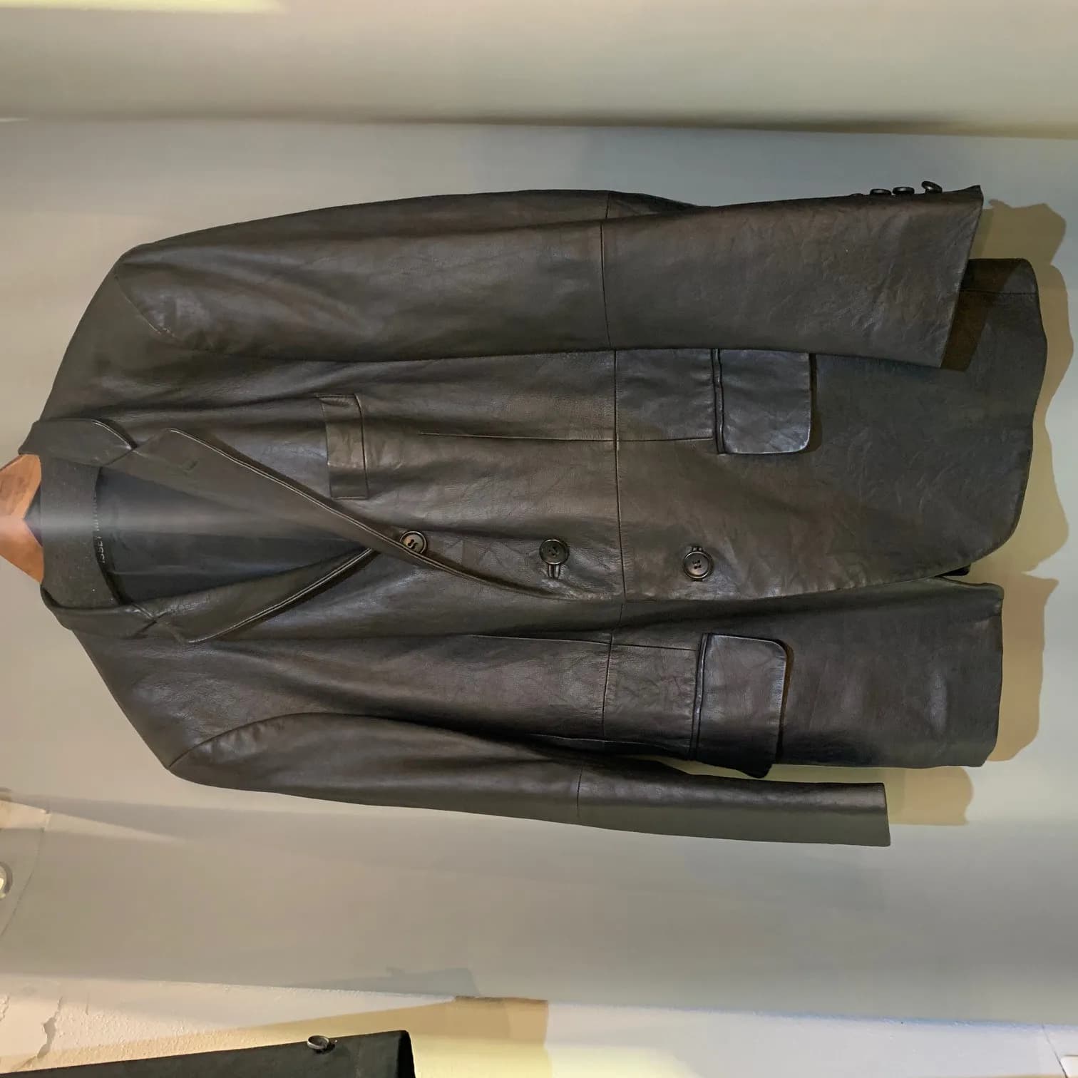 ISSEY MIYAKE ISSEY MIYAKE 06SS Classic Leather Tailored Jacket