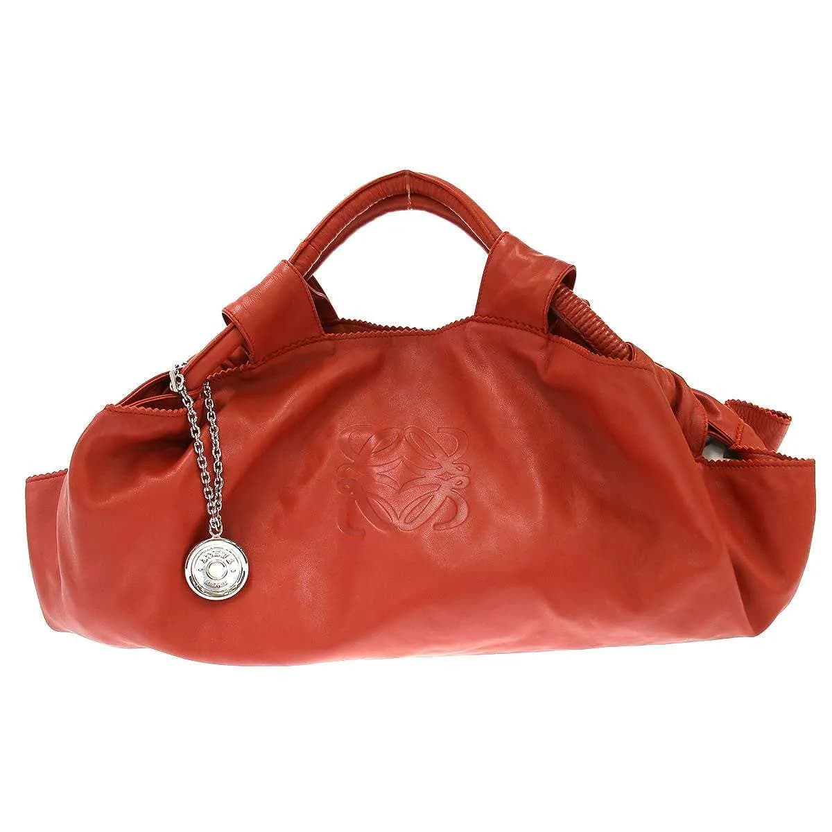 LOEWE ロエベ ナッパアイレ レザーハンドバッグ