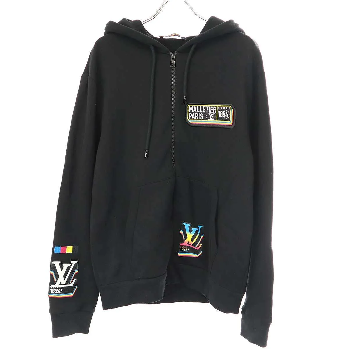 LOUIS VUITTON ルイヴィトン 23SS LVジャズ マルチロゴ ジップアップパーカー SR1 HOY32W