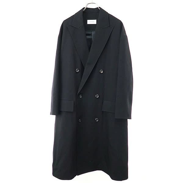 THE RERACS ザ リラクス 22SS PEAKED LAPEL DOUBLE BREASTED COAT オーバーサイズダブルチェスターコート 22SS-RECT-318L