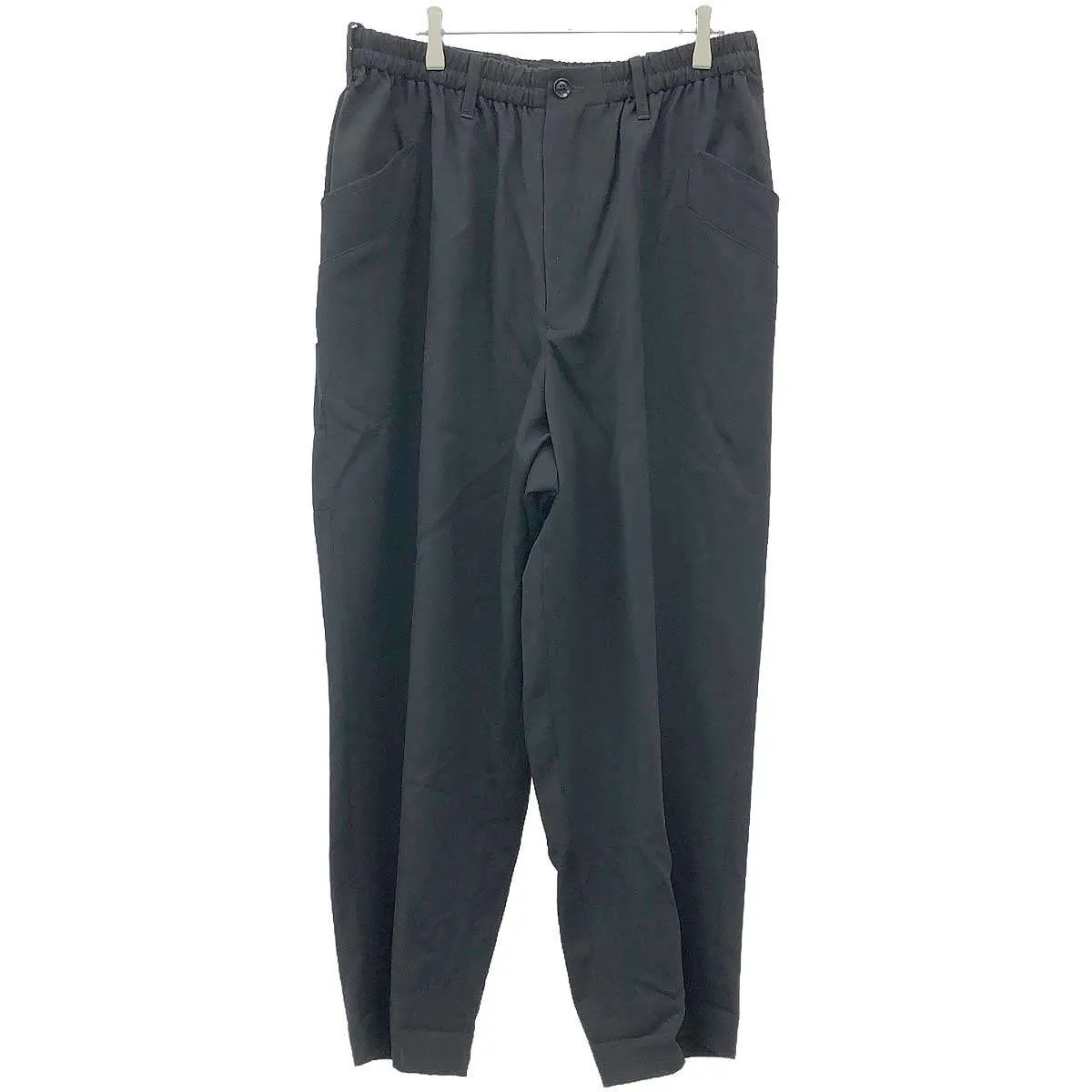Yohji Yamamoto ヨウジヤマモト プールオム 16AW ウールギャバジンサイドポケットパンツ HR-P46-100
