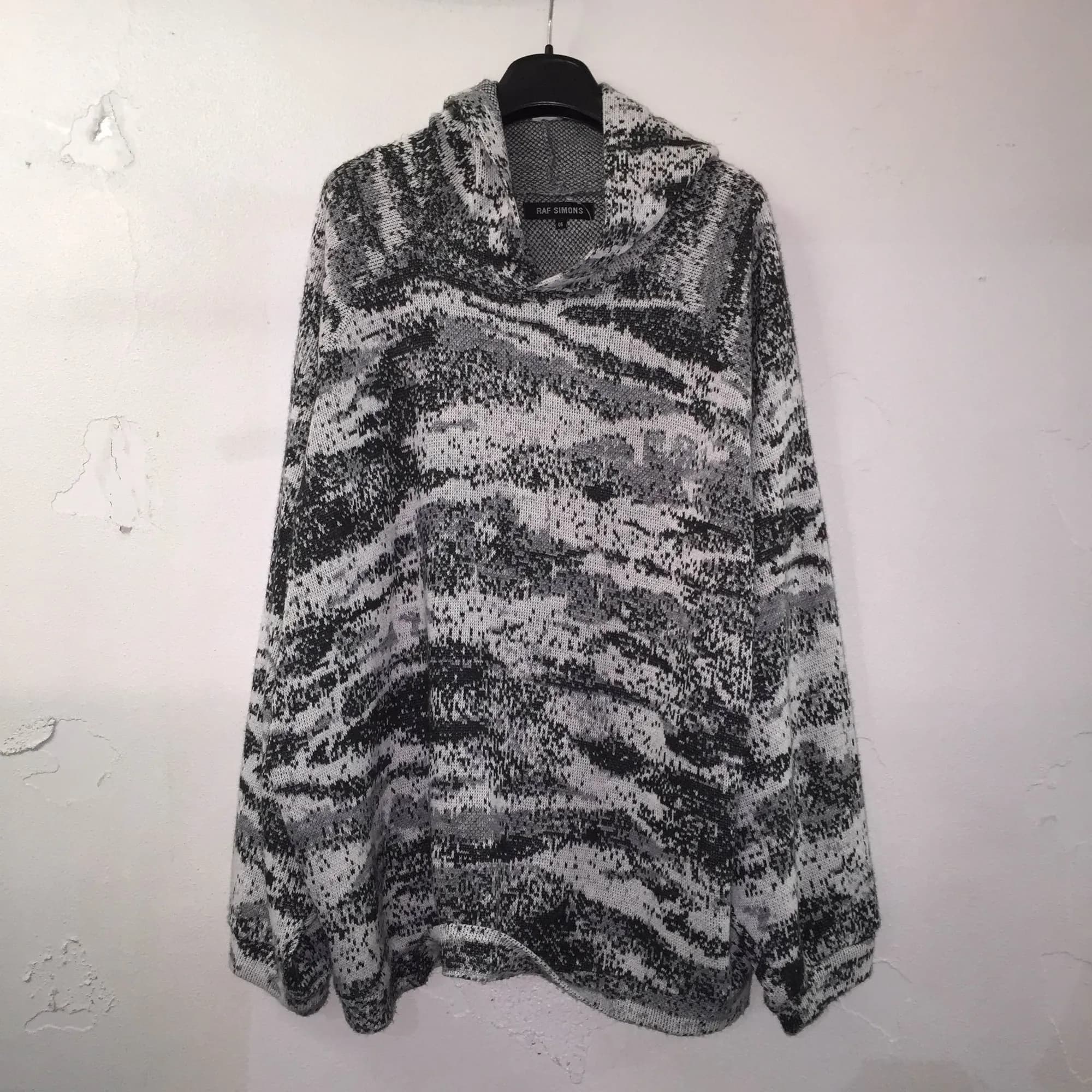 RAF SIMONS RAF SIMONS 02AW 迷彩柄オーバーサイズプルオーバーパーカー