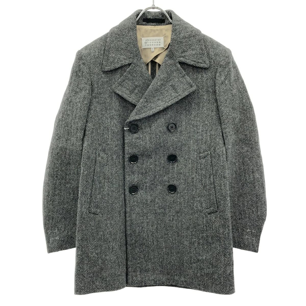 Maison Margiela メゾン マルジェラ 22AW ヘリンボーンウールPコート