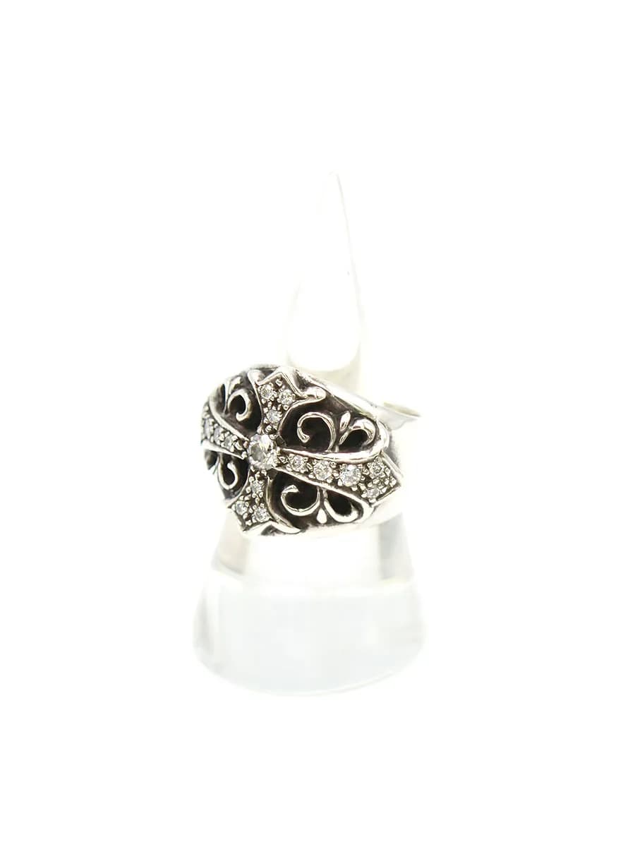 CHROME HEARTS クロムハーツ KEEPER P/DIA PAVEダイヤ キーパーリング