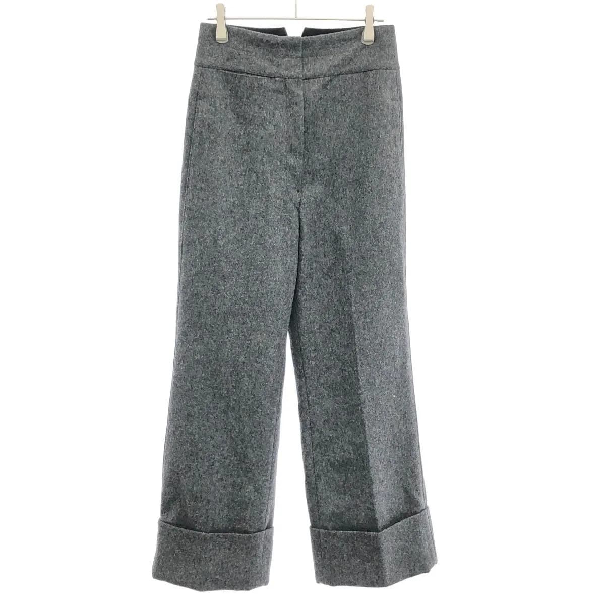 LEMAIRE ルメール 19AW ウールメルトン ロールアップパンツ PA261 LF393