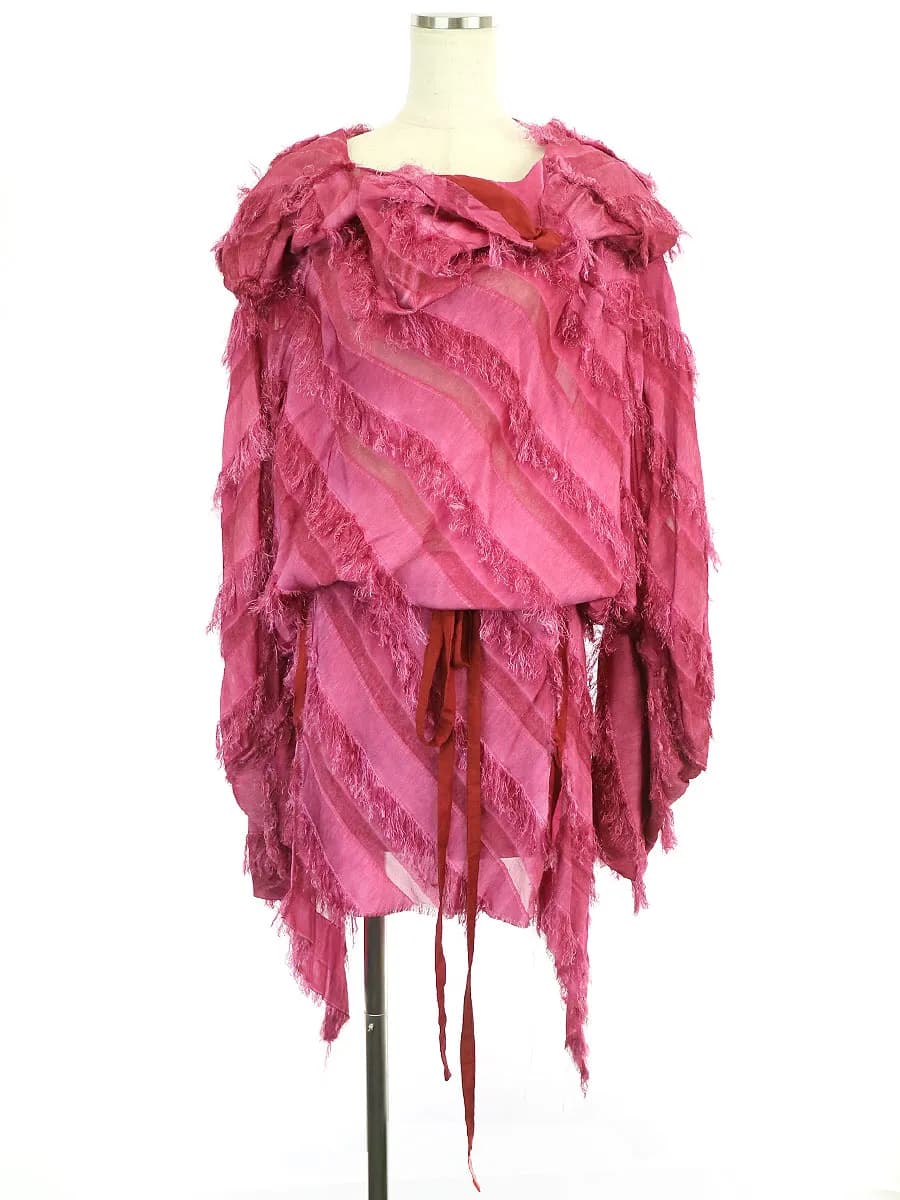 Vivienne Westwood アンドレアス クロンターラー フォー ヴィヴィアン ウエストウッド 16AW フリンジデザインレーヨンドレス