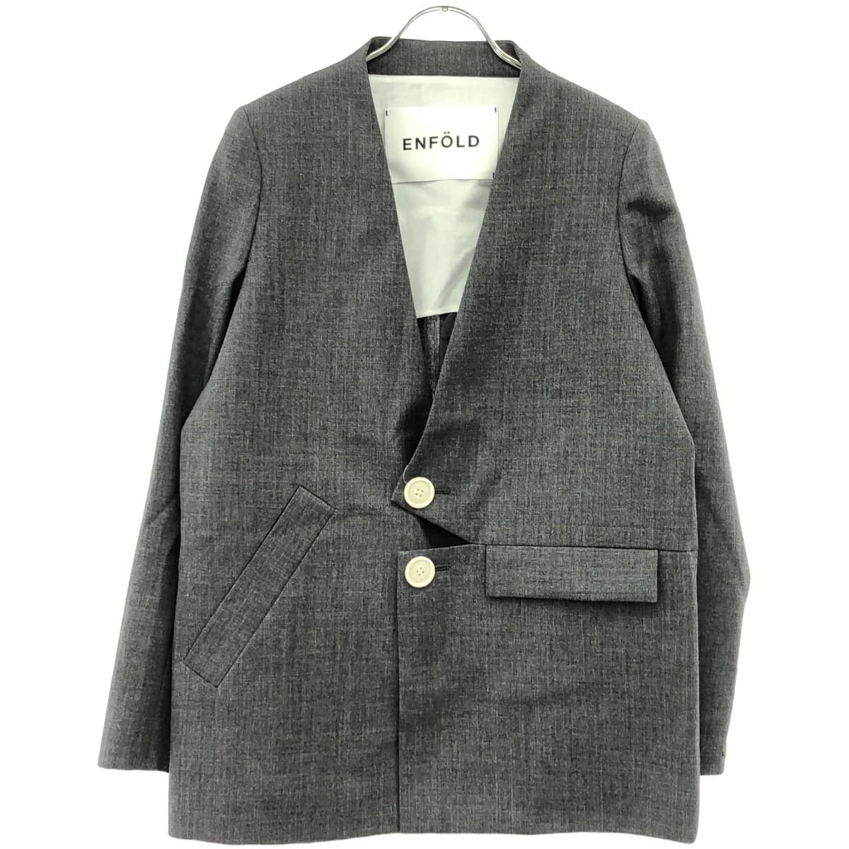 ENFOLD エンフォルド 24SS THE-JACKET&TAPERED-TROUSERS ジャケット トラウザーパンツ セットアップ 300HS230-0400/300HS231-0440