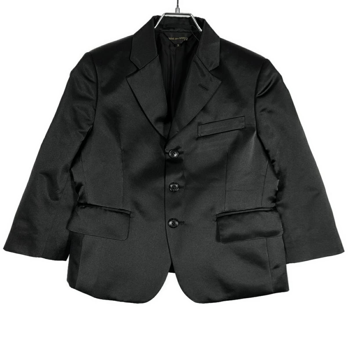 COMME des GARCONS コムデギャルソン 19AW ポリエステル3Bサテンジャケット GD-J037