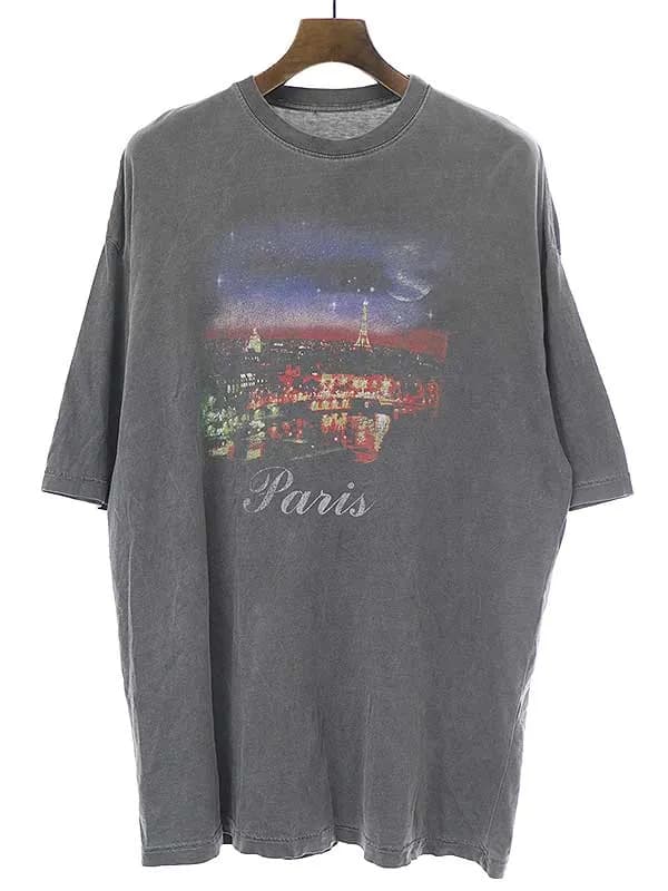BALENCIAGA バレンシアガ 17AW Paris Tee Shirt フォトプリントTシャツ