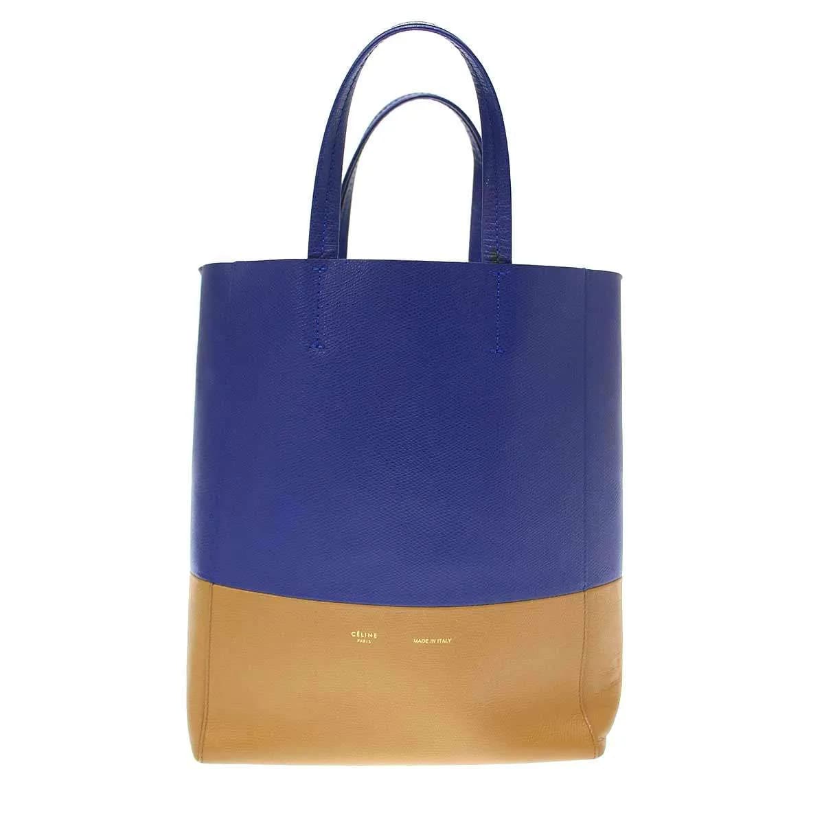 CELINE セリーヌ バーティカル カバ スモール バイカラー2WAYトートバッグ