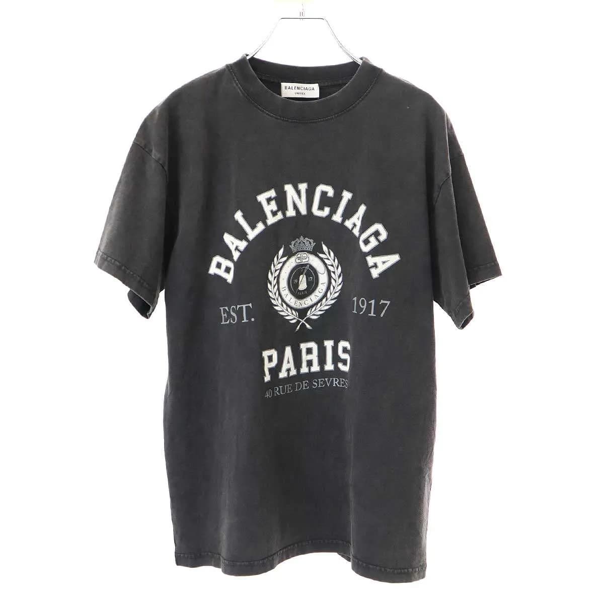BALENCIAGA バレンシアガ 22SS カレッジロゴ ミディアムフィットTシャツ