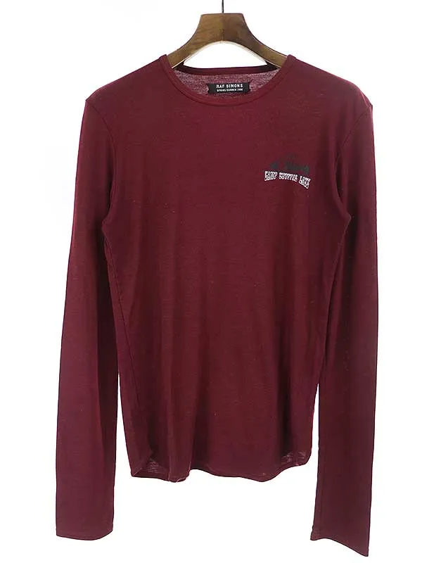 RAF SIMONS ラフシモンズ 00SS CAMP CRYSTAL LAKEプリントカットソー