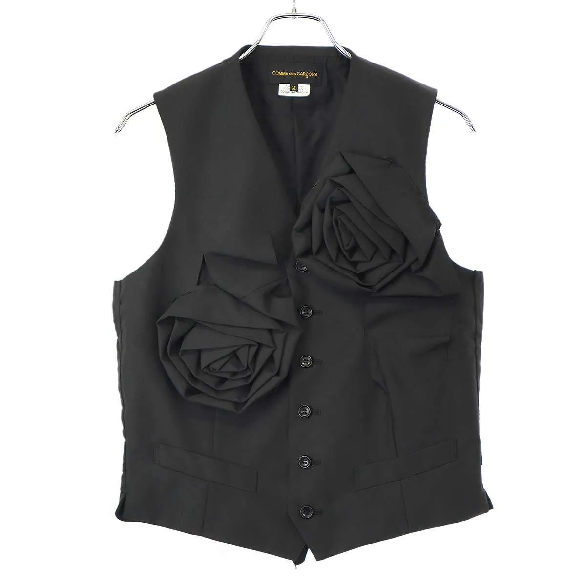 COMME des GARCONS コムデギャルソン 13AW 薔薇モチーフポリエステルジレベスト