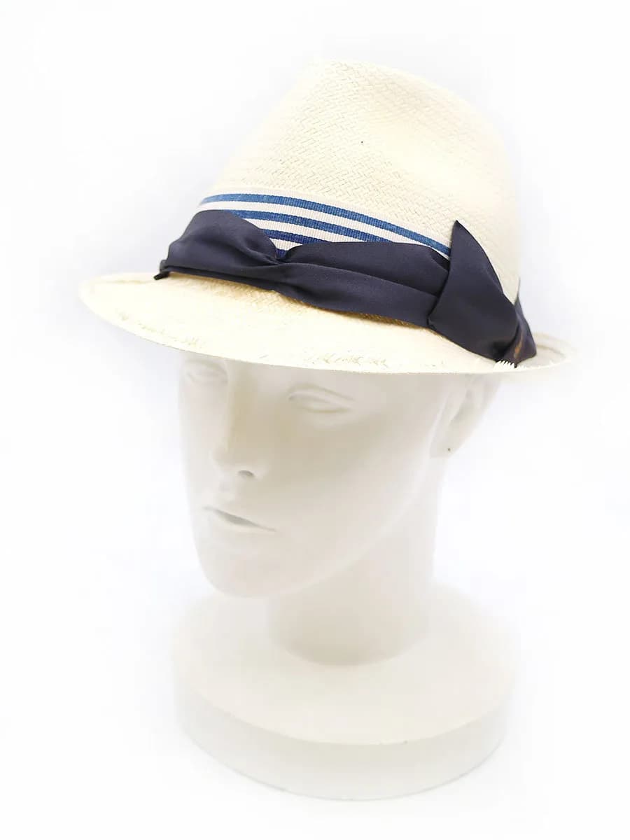 Borsalino ボルサリーノ ショートブリムペーパーハット