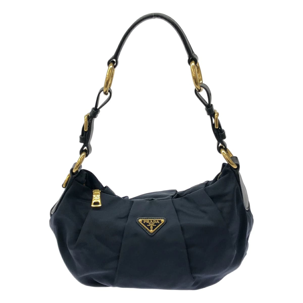 PRADA プラダ ナイロンレザーショルダーバッグ