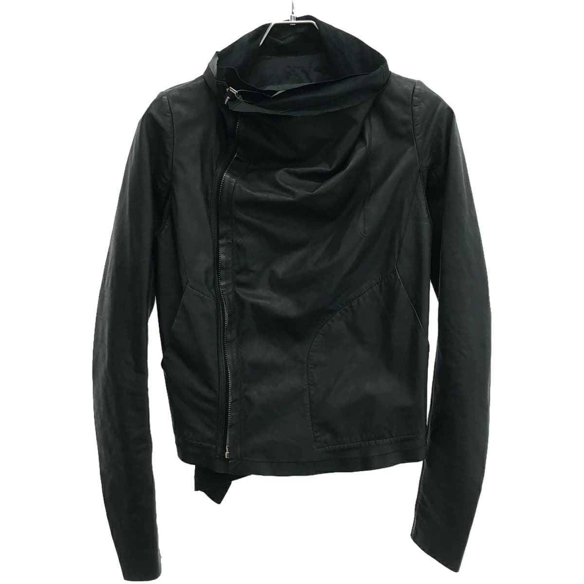 Rick Owens リックオウエンス 13SS カーフレザードレープバイカージャケット RP7727