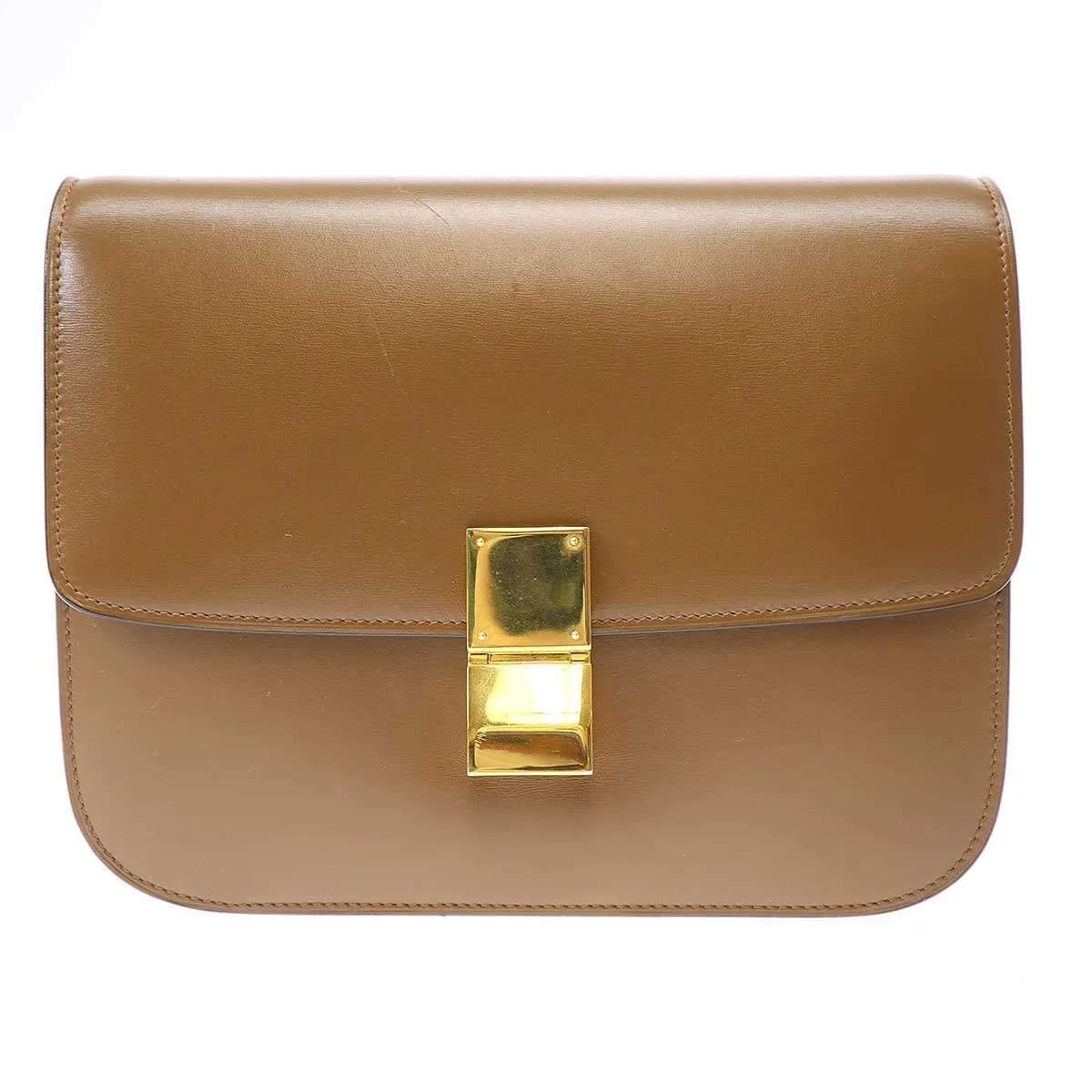 CELINE セリーヌ フィービー期 クラシックボックス ミディアム ショルダーバッグ