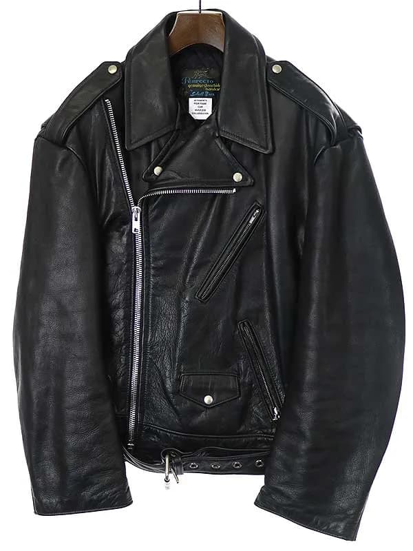 VETEMENTS ヴェトモン × ショット 17AW オーバーサイズダブルレザーライダースジャケット