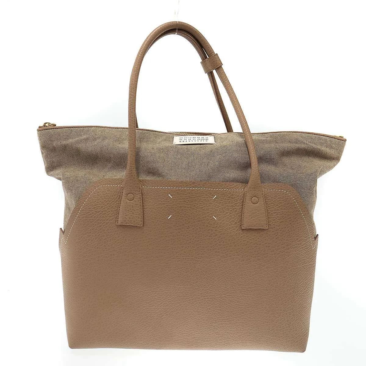 Maison Margiela メゾン マルジェラ 24SS 5AC Bag キャンバスレザートートバッグ SB1WC0013