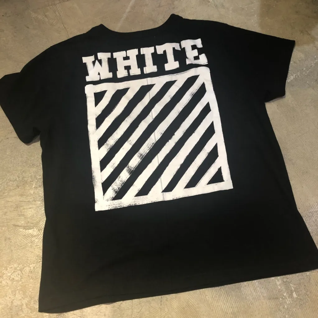 OFF-WHITE OFF WHITE 16AW BRUSHED DIAGONALS TEE