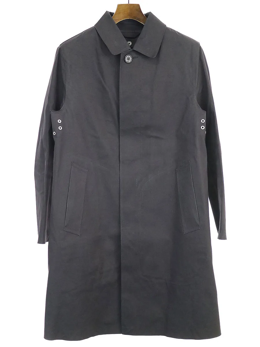 MACKINTOSH マッキントッシュ グレンチェックウールライナーゴム引きステンカラーコート