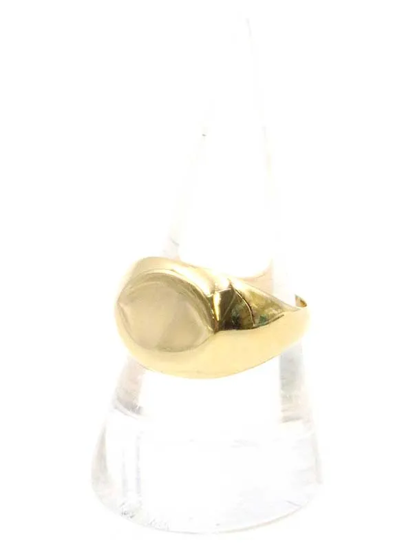 JIL SANDER ジルサンダー CLASSIC CHEVALIER RING ゴールドリング