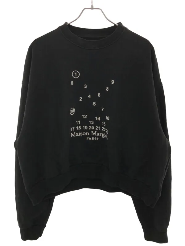 Maison Margiela メゾン マルジェラ 22AW カレンダーロゴ刺繍 スウェットトレーナー