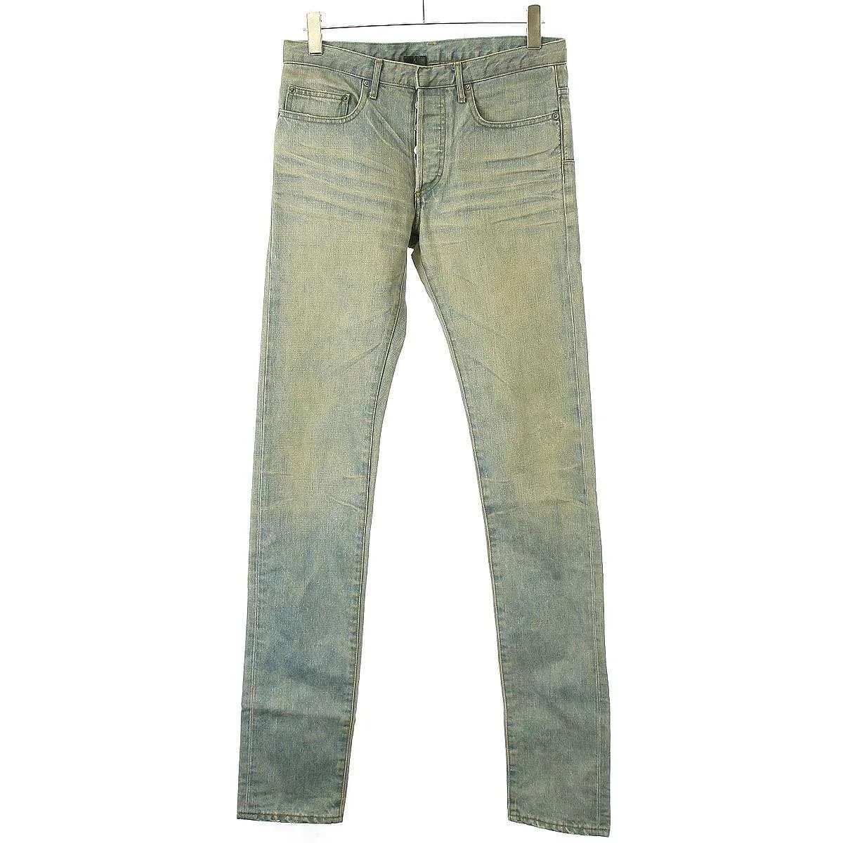 Dior HOMME ディオールオム 2004SS Strip アイスブルーデニムパンツ