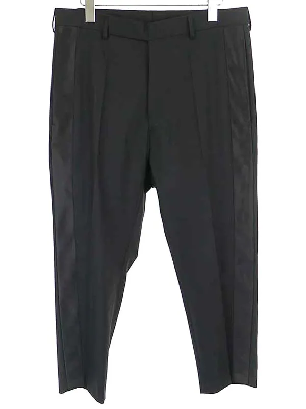 Rick Owens リックオウエンス 19SS シルク側章クロップドパンツ