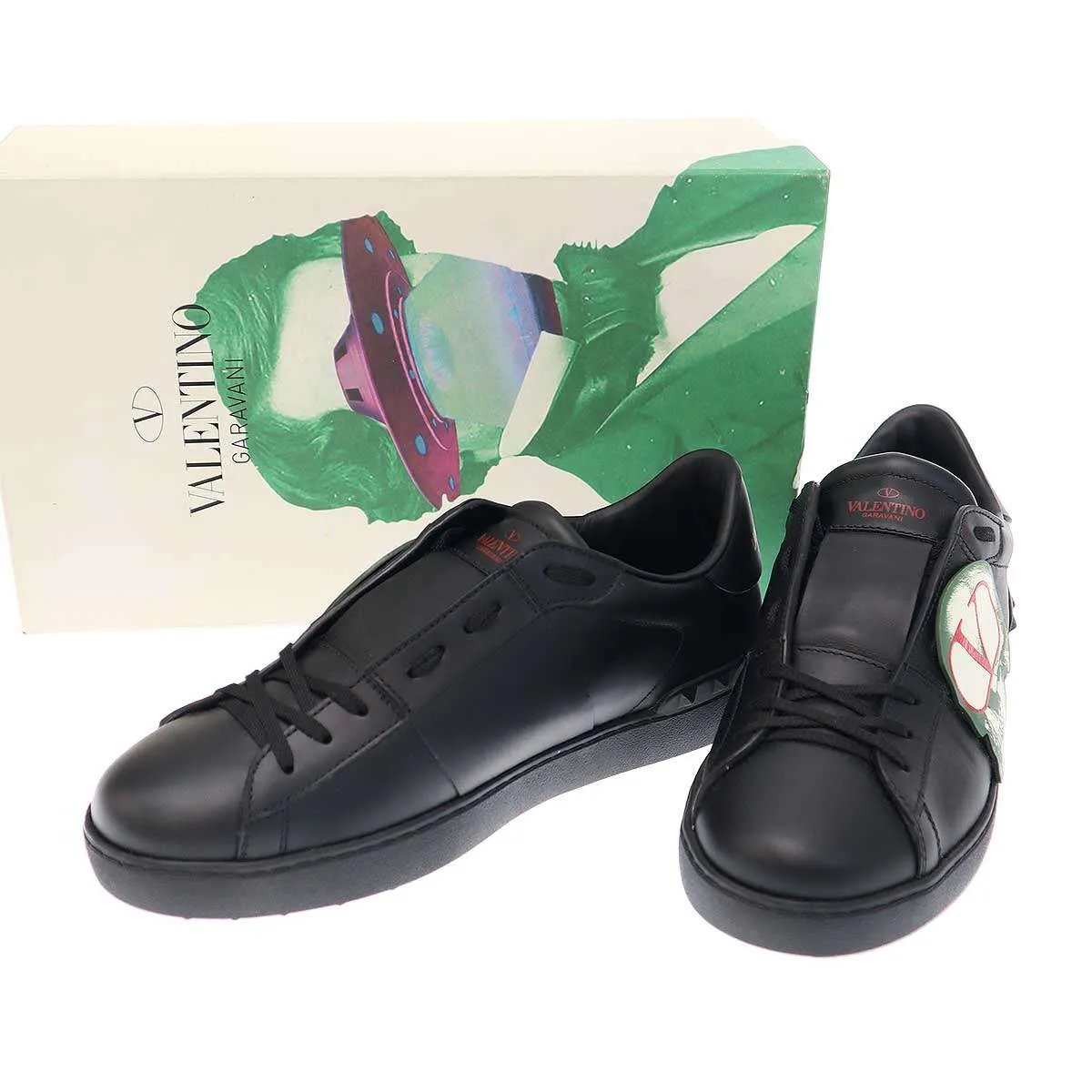 VALENTINO ヴァレンティノ×アンダーカバー 19AW ロックスタッズローカットスニーカー SY0S0830