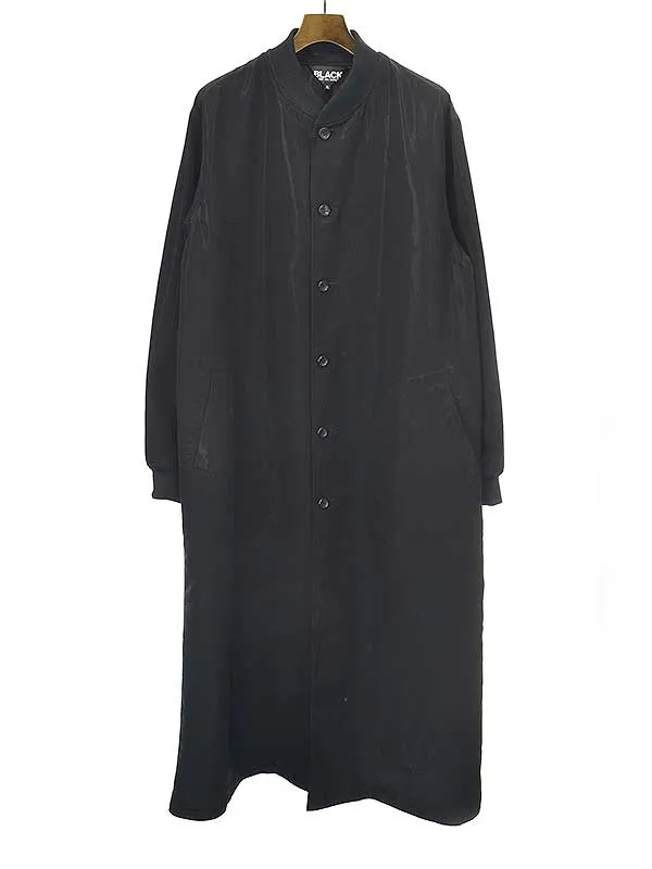 COMME des GARCONS ブラック コムデギャルソン 22SS ロングボンバーコート