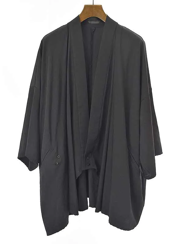 BISHOOL ビシュール KIMONO Drape Jacket ノーカラージャケット