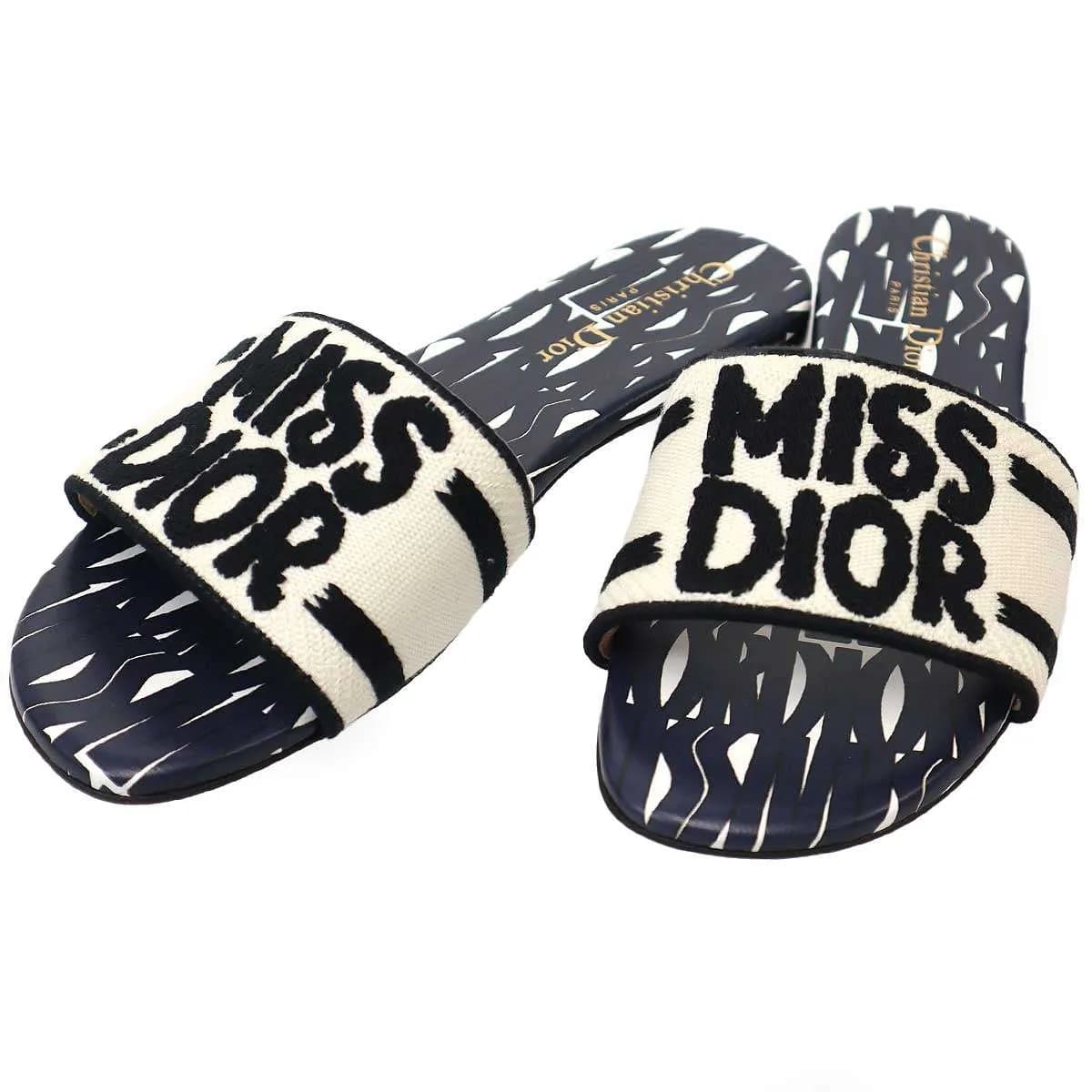 Christian Dior クリスチャンディオール Dway MISS DIOR スライドサンダル