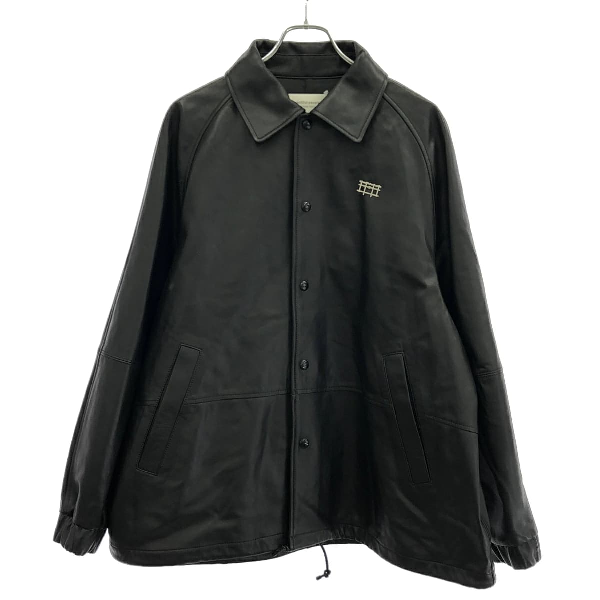 beautiful people ビューティフルピープル 24AW lamb leather coach jacket オーバーサイズレザーコーチジャケット 1435402010
