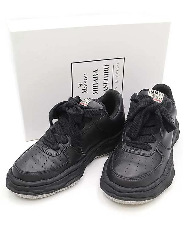 Maison MIHARA YASUHIRO メゾン ミハラヤスヒロ WAYNE leather LOW ローカットレザースニーカー