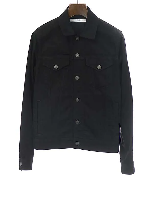 GIVENCHY GIVENCHY ジバンシィ サイドロゴテープデザインデニムジャケット