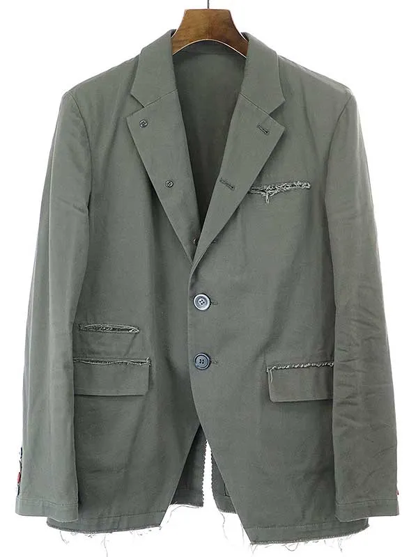 UNDERCOVER アンダーカバー 21SS コットンチノ裾タチキリジャケット