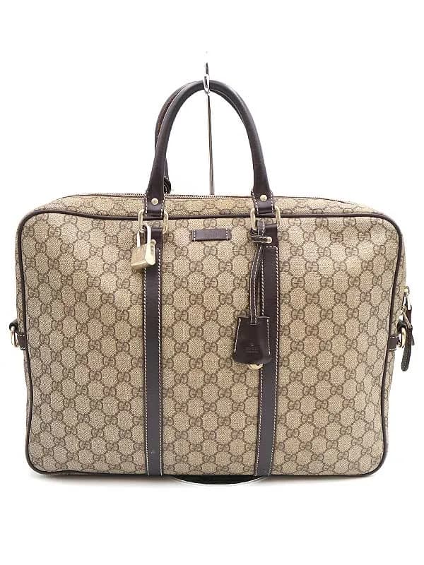 GUCCI グッチ GGスプリームビジネスバッグ