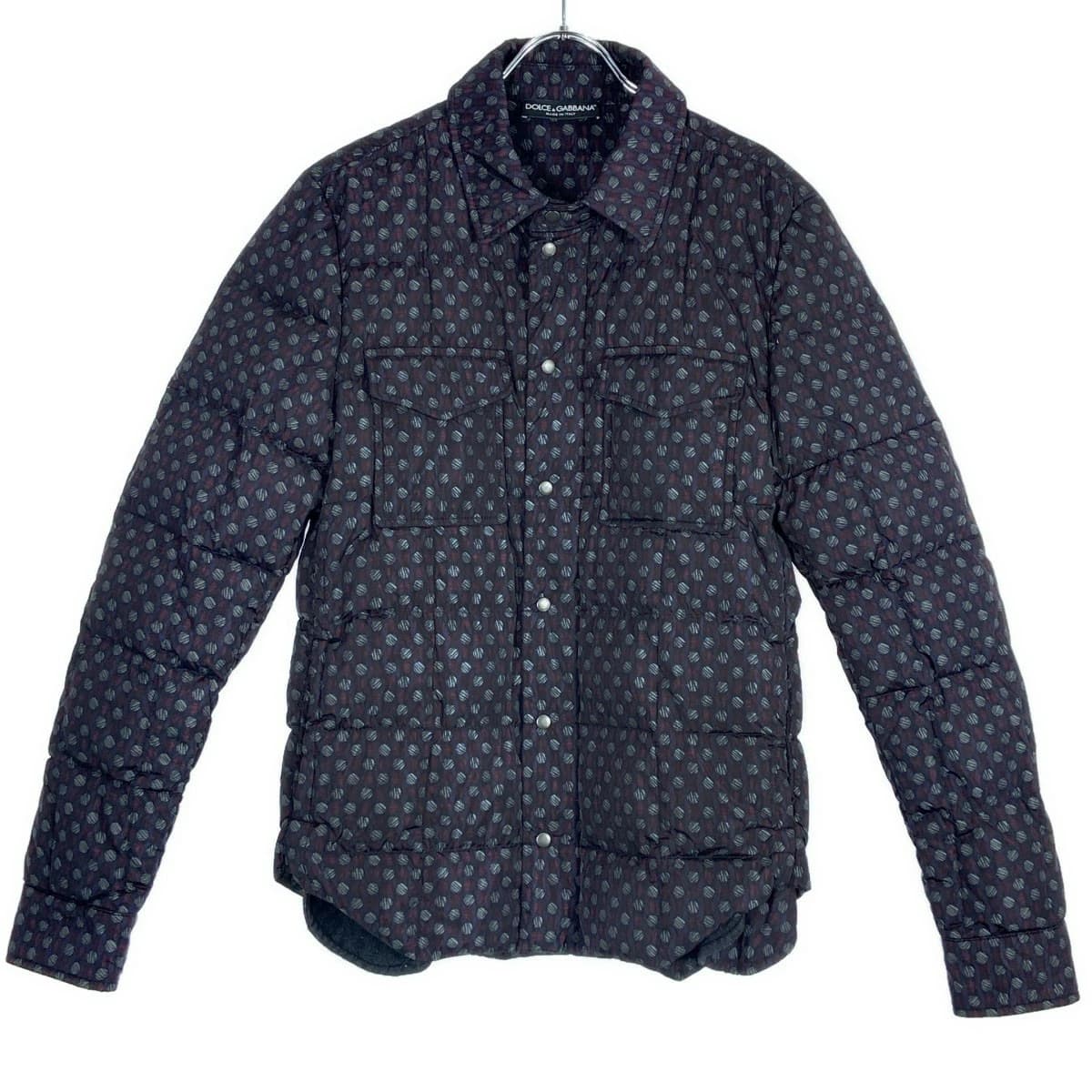 DOLCE&GABBANA ドルチェ&ガッバーナ ドットデザインダウンジャケット G9FK3T/G7EFA