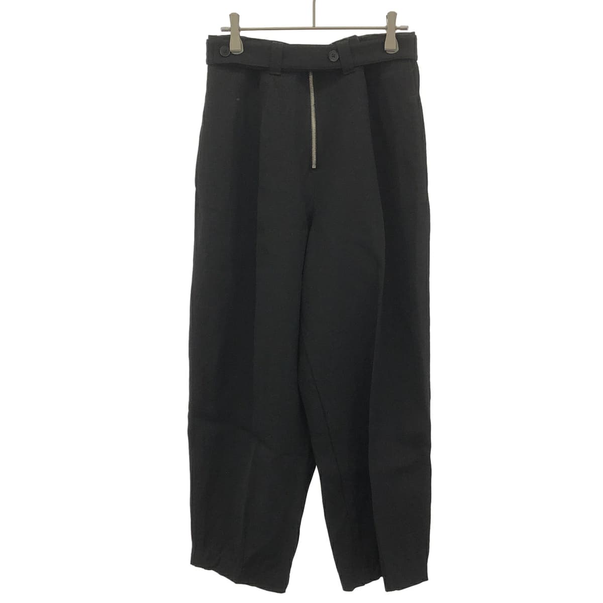 JIL SANDER ジルサンダー 21SS レーヨンシルクベルテッドトラウザーパンツ JSPS311205 WS390300