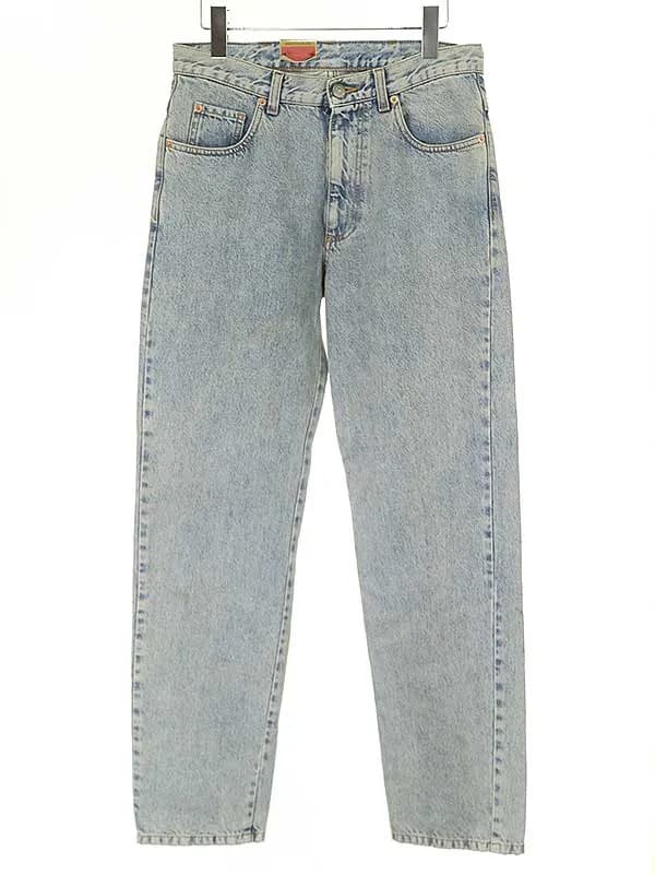GUCCI グッチ 18AW バックロゴペイントウォッシュデニムパンツ