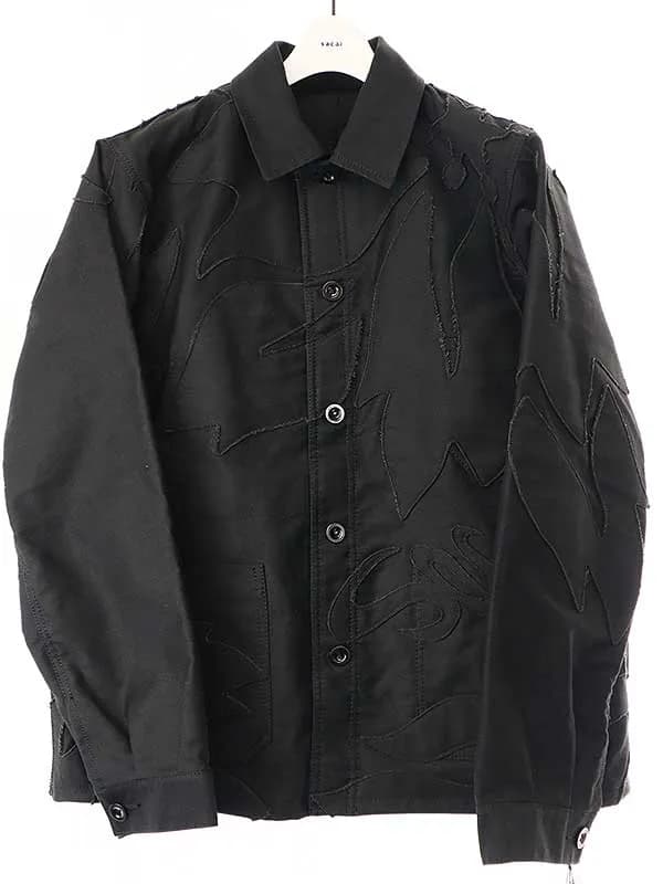 sacai サカイ 24SS Moleskin Embroidered Patch Jacket モールスキンエンブロイダリージャケット
