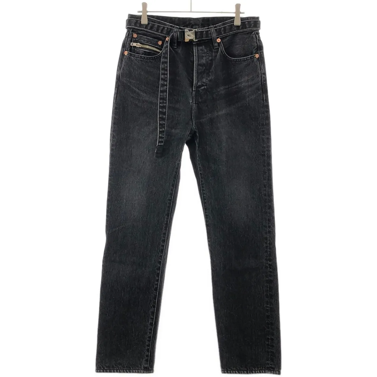 sacai サカイ 23SS Straight Denim Pants ベルテッドストレートウォッシュデニムパンツ