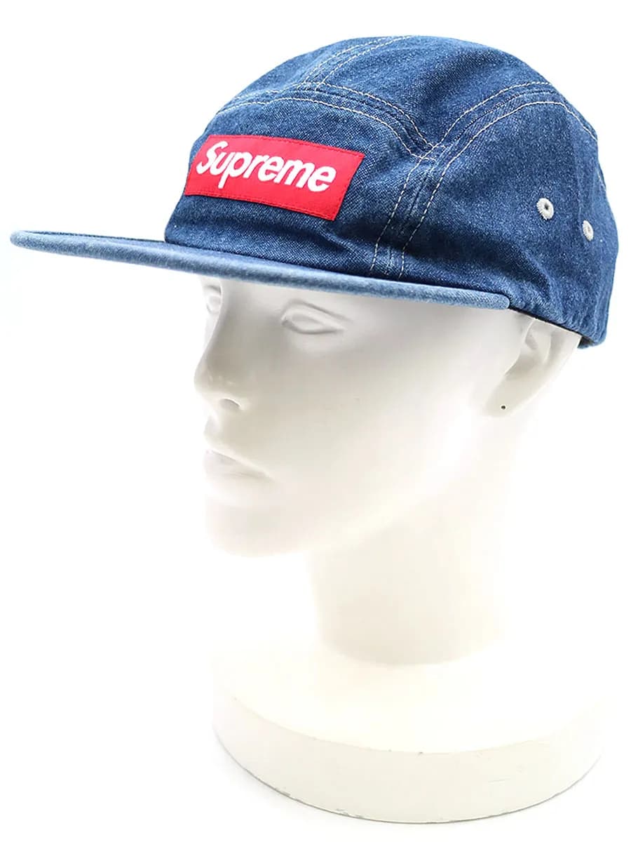 Supreme シュプリーム 19SS Washed Chino Twill Camp Cap Denim キャンプキャップ