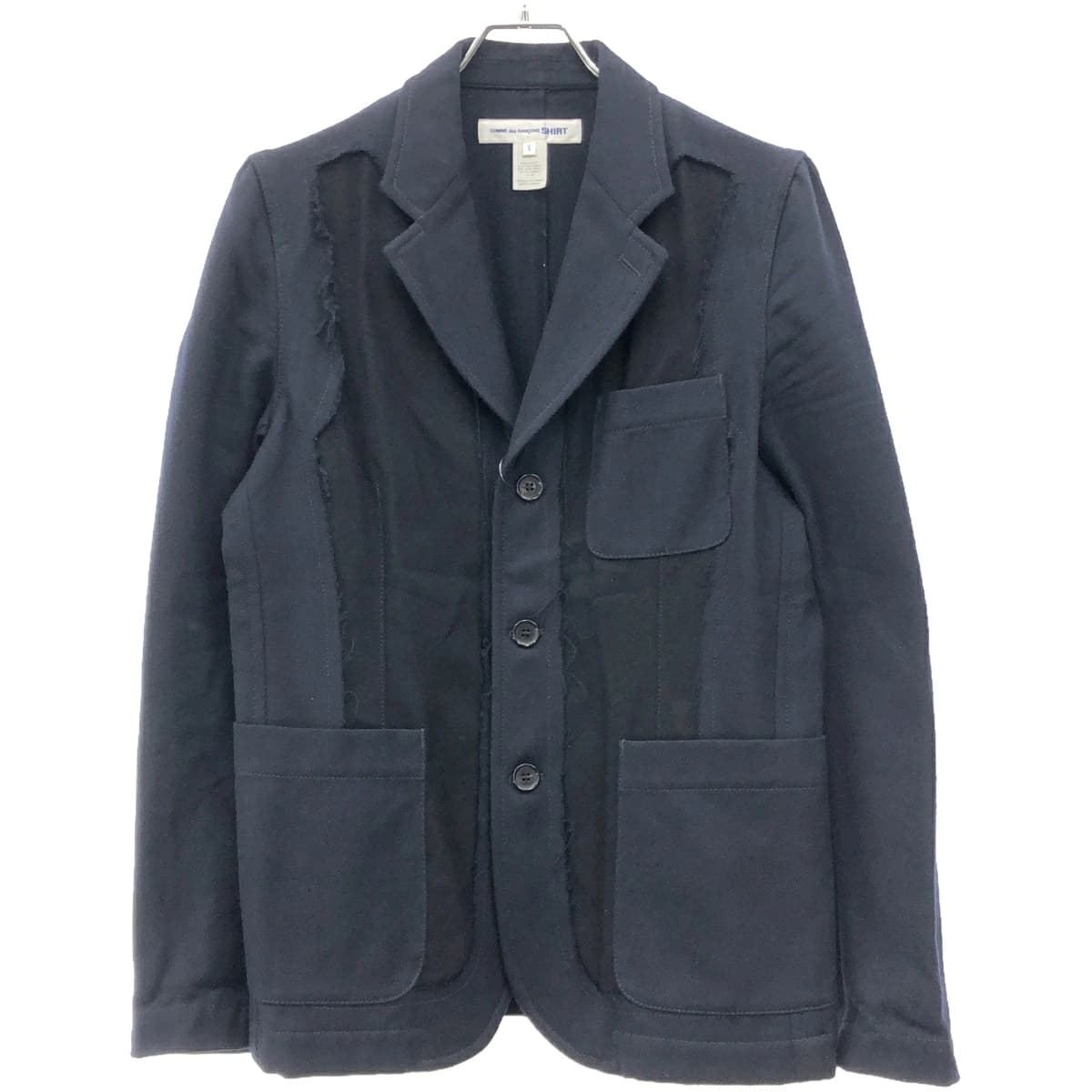 COMME des GARCONS コムデギャルソンシャツ 18AW カットオフテーラードジャケット W26165